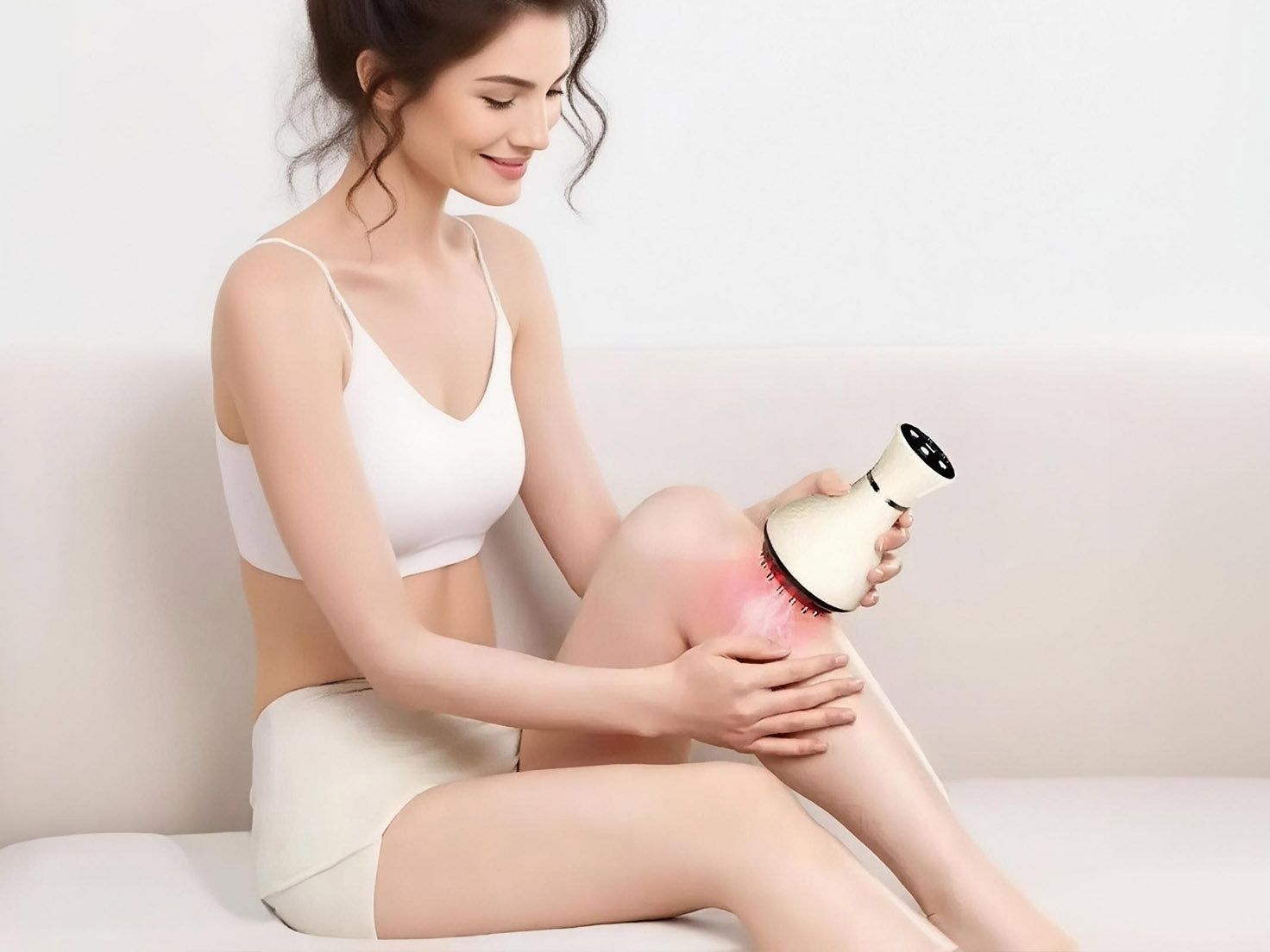 Smart 2-in-1 Electric Gua Sha & Dry Brush – Full Body Massage