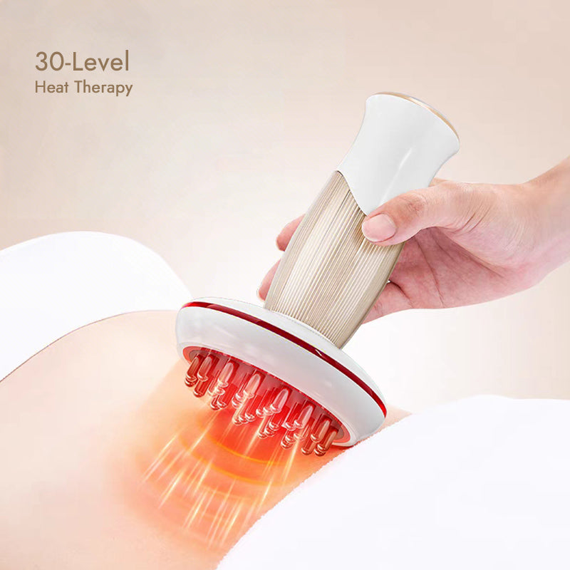 Smart Pro Gua Sha & Dry Brushing Massager – Detox, Sculpt & Energize