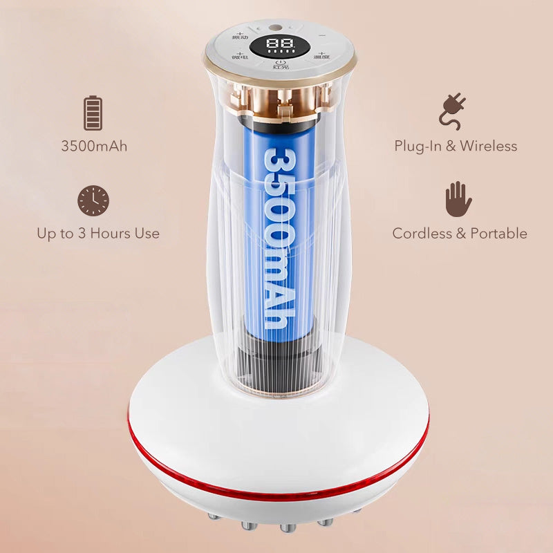 Smart Pro Gua Sha & Dry Brushing Massager – Detox, Sculpt & Energize