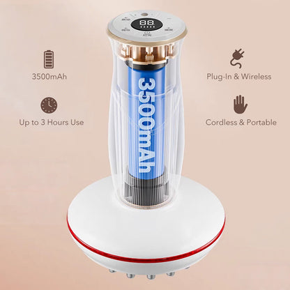 Smart Pro Gua Sha & Dry Brushing Massager – Detox, Sculpt & Energize